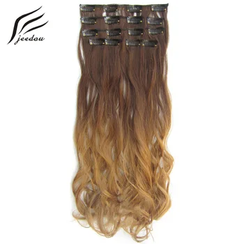 jeedou Wavy Hair 22" 55cm 100g Clip In Hair Extensions 7Pcs/set Real Natural Rainbow Ombre Color Hairpieces Synthetic Balayage
jeedou Wavy Hair 22" 55cm 100g Clip In Hair Extensions 7Pcs/set Real Natural Rainbow Ombre Color Hairpieces Synthetic Balayage