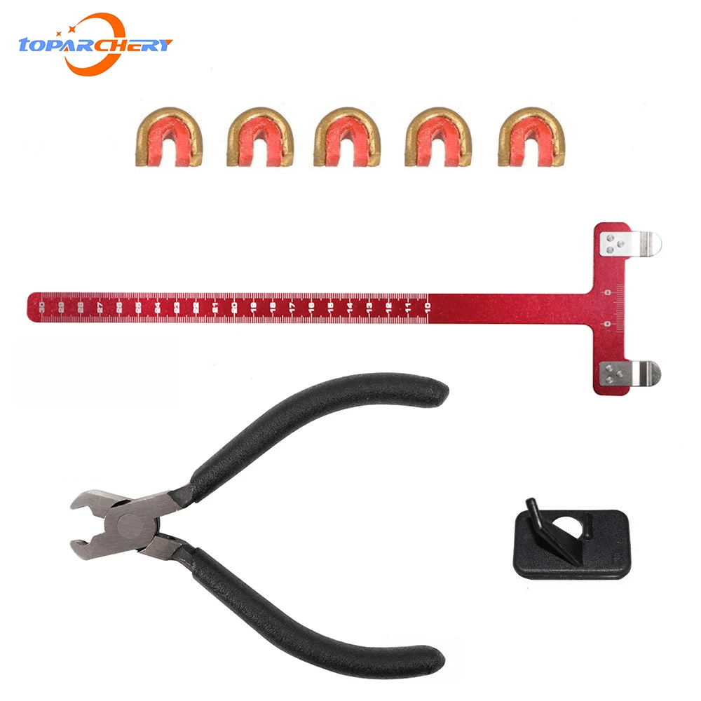 Archery Pliers /& T Bow Square Tool Set of 5pcs Bow String Nock Point Clip