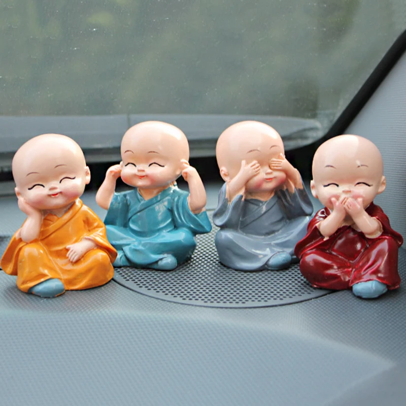 4Pcs Cute KongFu Monk Car Interior Display Decoration Car Seat Ornament Home Lovely Decor Dolls
4Pcs Cute KongFu Monk Car Interior Display Decoration Car Seat Ornament Home Lovely Decor Dolls