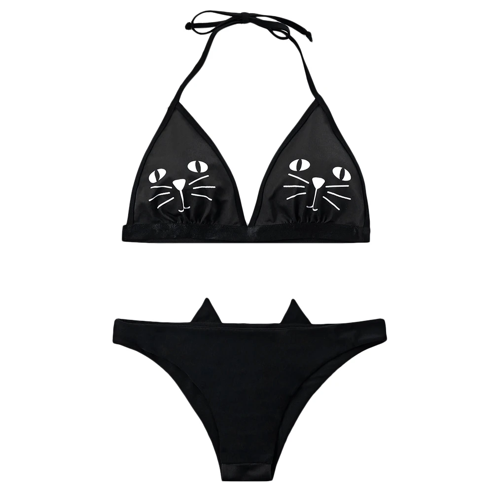 Бюстгальтер-халтер Graphical Mood купить со скидкой в секс шопе  Женское белье, одежда  Пляжная одежда