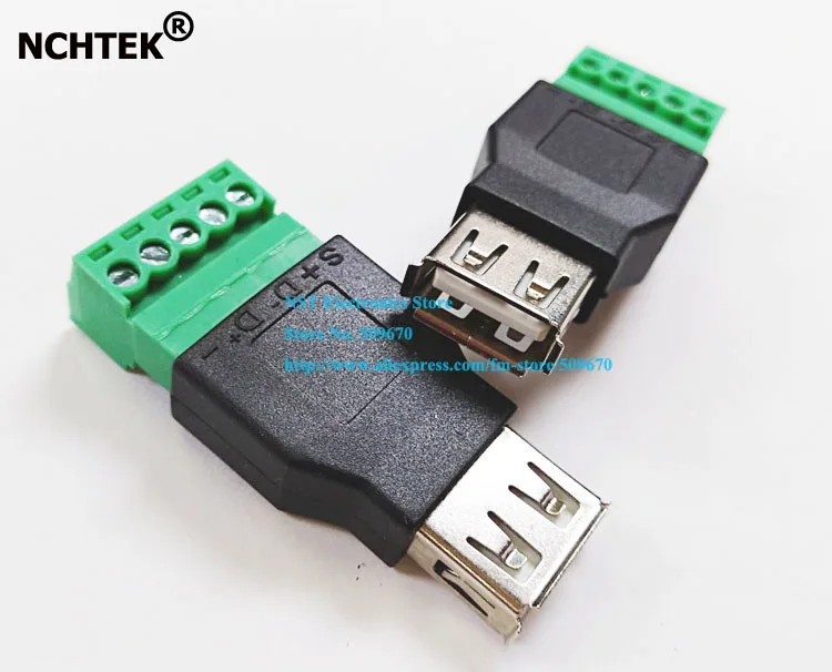NCHTEK USB 2.0 Female Plug to AV Terminal Connector Adapter/Free Shipping/10PCS
NCHTEK USB 2.0 Female Plug to AV Terminal Connector Adapter/Free Shipping/10PCS