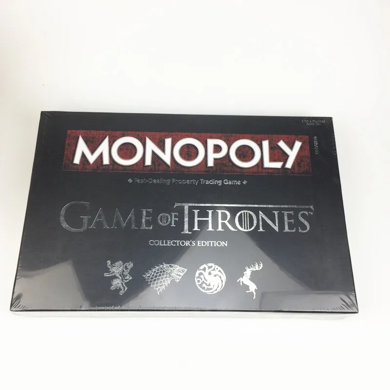 New A Song of Ice and Fire Game of Thrones Cosplay Props Monopoly Women Men Flight Chess Paper Card Board Game Party Toy
New A Song of Ice and Fire Game of Thrones Cosplay Props Monopoly Women Men Flight Chess Paper Card Board Game Party Toy