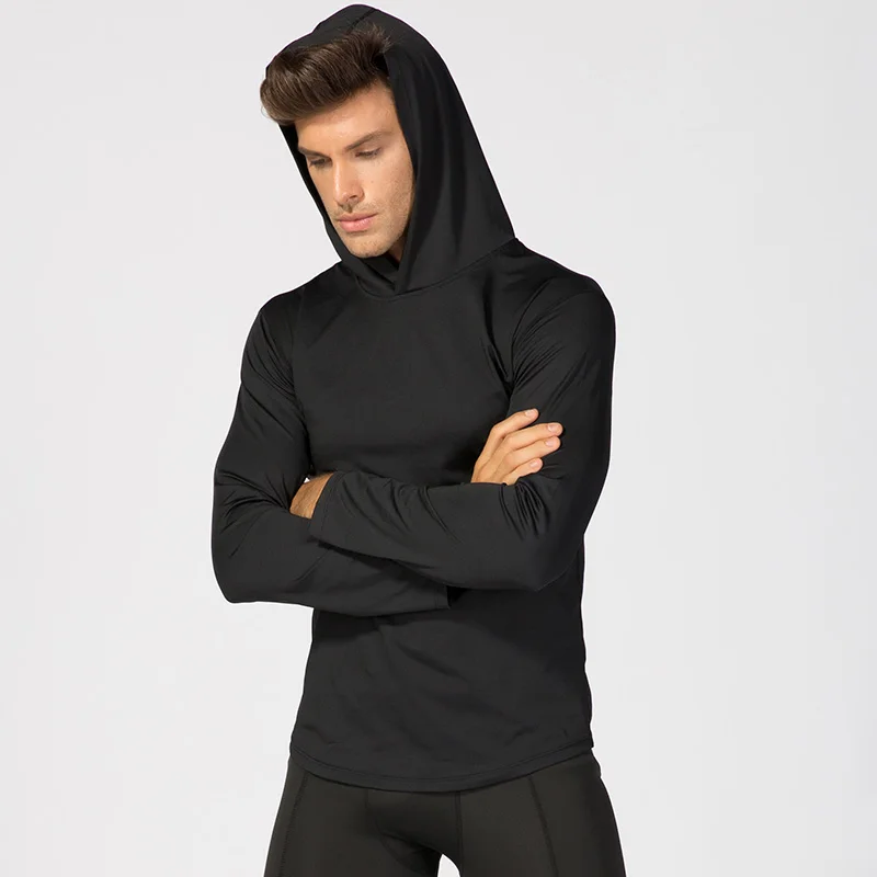 2018 New Men Hooded Compression Running Jackets Men's Long Sleeve Breathable Sports T-shirt Gym Fitness Training Men Clothes
2018 New Men Hooded Compression Running Jackets Men's Long Sleeve Breathable Sports T-shirt Gym Fitness Training Men Clothes