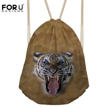 FORUDESIGNS Cool Animal Tiger Printing Drawstring Children Boys School Backpack Men Travel Backpack Mochilas Escolar Softback
FORUDESIGNS Cool Animal Tiger Printing Drawstring Children Boys School Backpack Men Travel Backpack Mochilas Escolar Softback