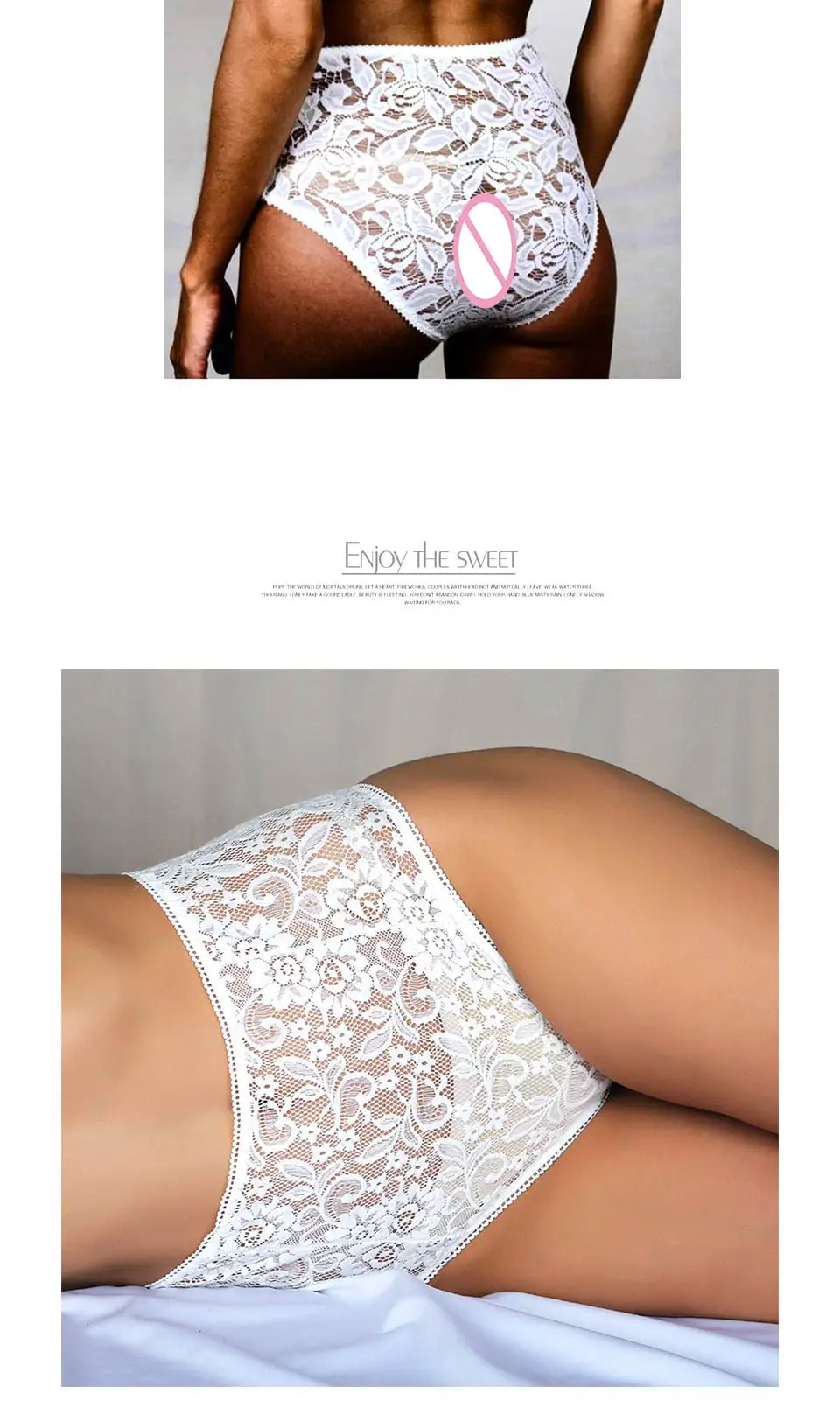 Couple Panty Sex - SHUSE White Lace Sexy Lingerie Underwear Women's Hight Waist Panties Hot  Erotic For Couple Sex Porno Baby Doll Mujer Nightwear