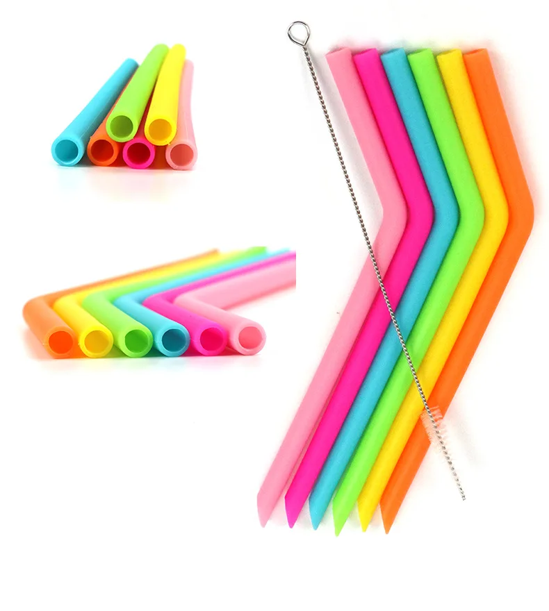 7pcs/lot 11mm Reusable Silicone Straws Food Grade Silicone Straws Drinking With Cleaning Brush Party Straws BPA Free QA 102
7pcs/lot 11mm Reusable Silicone Straws Food Grade Silicone Straws Drinking With Cleaning Brush Party Straws BPA Free QA 102