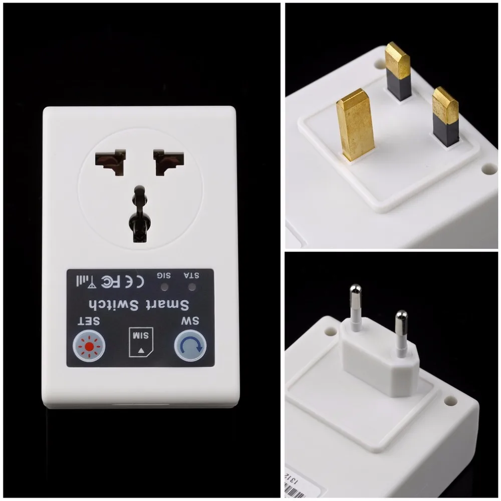 1 pcs Cellphone PDA GSM RC Remote Control Socket Power Smart Switch remote control switch EU Plug UK plug
1 pcs Cellphone PDA GSM RC Remote Control Socket Power Smart Switch remote control switch EU Plug UK plug