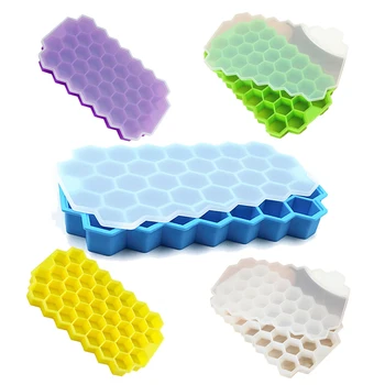 37Grids Honeycomb Shape Ice Cube Mold Silicone Molds Ice Containers with Cover Home Kitchen Ice Cube Maker Tray Mould
37Grids Honeycomb Shape Ice Cube Mold Silicone Molds Ice Containers with Cover Home Kitchen Ice Cube Maker Tray Mould
