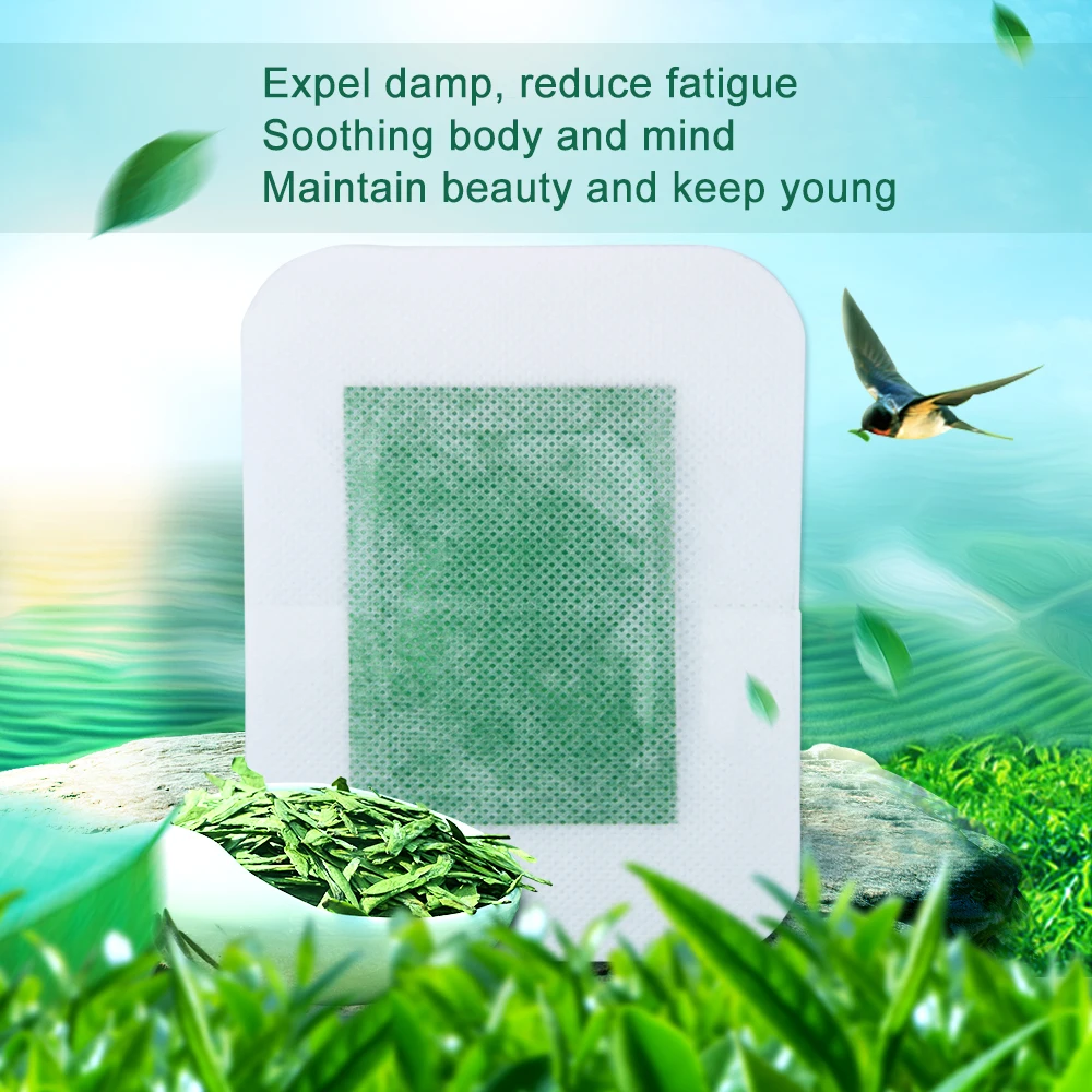 10 PCS Tradition Chinese Detox Foot Patch Antistress Green Tea Pads Improve Sleep Patches Beauty Slimming Patch
10 PCS Tradition Chinese Detox Foot Patch Antistress Green Tea Pads Improve Sleep Patches Beauty Slimming Patch