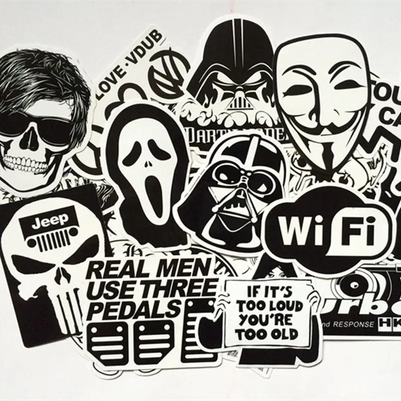 60pcs/Lot Brand COOL Black Mix White Graffiti Stickers For Luggage Suitcase Skateboard Adesivi PVC Waterproof Stickers Pegatinas
60pcs/Lot Brand COOL Black Mix White Graffiti Stickers For Luggage Suitcase Skateboard Adesivi PVC Waterproof Stickers Pegatinas