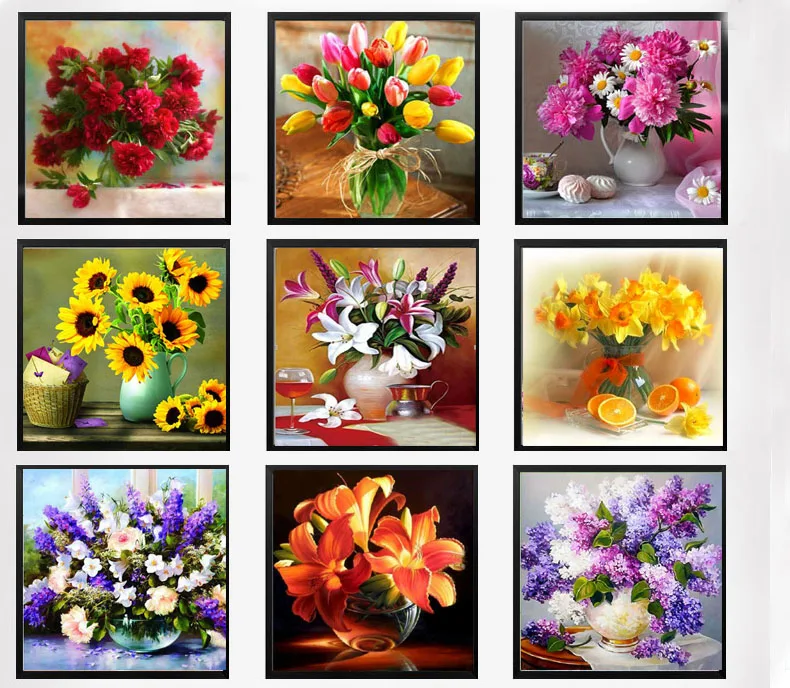 & Flower arranging 5D DIY diamond Painting flowers Cross Stitch diamond embroidery mosaic diamonds wall stickers home decor vase
& Flower arranging 5D DIY diamond Painting flowers Cross Stitch diamond embroidery mosaic diamonds wall stickers home decor vase