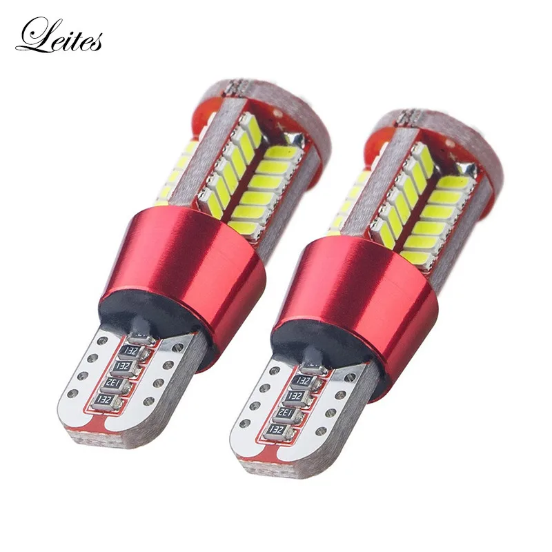 Leites 2Pcs T10 3014 57SMD Super Bright LED Canbus Error Free Car Wedge Light Bulb Clearance light Door light 194 168 2825 W5W
Leites 2Pcs T10 3014 57SMD Super Bright LED Canbus Error Free Car Wedge Light Bulb Clearance light Door light 194 168 2825 W5W
