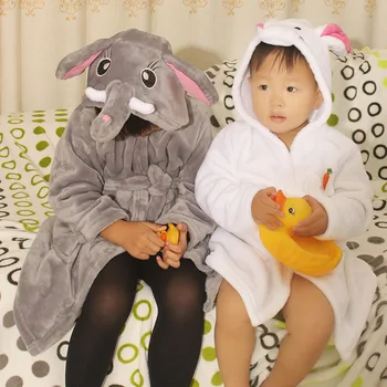 Child Pajamas Grey Elephant Kids BathRobe for Boys Girls Pyjamas Grey Hooded Toddler Children Soft Nightwear Robe
Child Pajamas Grey Elephant Kids BathRobe for Boys Girls Pyjamas Grey Hooded Toddler Children Soft Nightwear Robe
