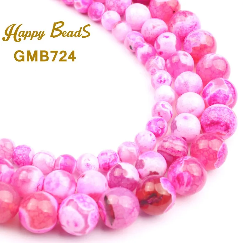 Fuchsia Fire Dragon Agates Onyx Beads Round Loose Spacer Bead For DIY Handmade Bracelet Jewelry Making 15''Strand 6/8/10mm
Fuchsia Fire Dragon Agates Onyx Beads Round Loose Spacer Bead For DIY Handmade Bracelet Jewelry Making 15''Strand 6/8/10mm