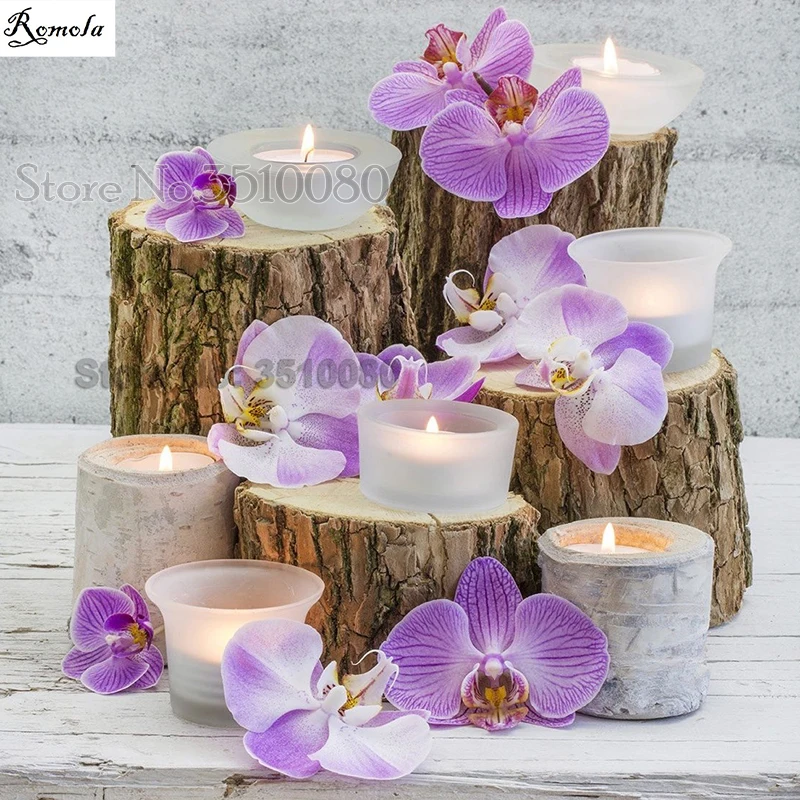 Full square Embroidery 5D DIY diamond paintings Candle petals 3D Cross stitch kits mosaic pictures wall stickers RS2590
Full square Embroidery 5D DIY diamond paintings Candle petals 3D Cross stitch kits mosaic pictures wall stickers RS2590