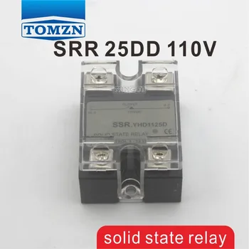 25DD SSR Control voltage 3~32VDC output 5~110VDC DC single phase DC solid state relay 
25DD SSR Control voltage 3~32VDC output 5~110VDC DC single phase DC solid state relay