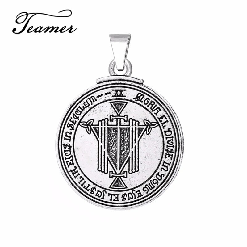 Teamer Tetragrammaton Talisman for Honour And Riches Pentacle Key of Solomon Seal Charm Pendants For Bracelets Necklace Making
Teamer Tetragrammaton Talisman for Honour And Riches Pentacle Key of Solomon Seal Charm Pendants For Bracelets Necklace Making