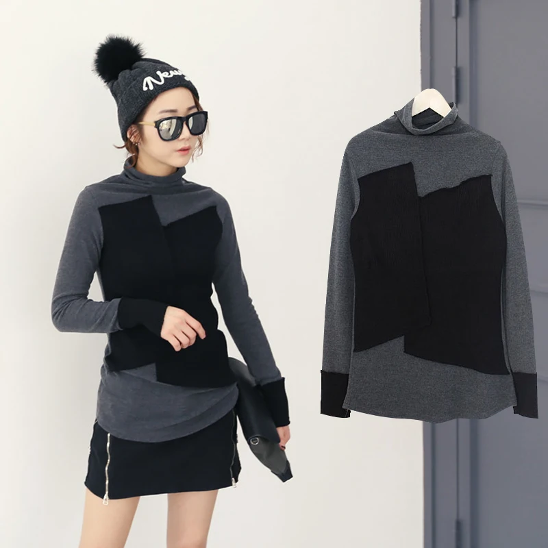 LANMREM 2019 Spring New Fashion Casual Women Loose Plus Cotton Stitching Long-sleeved High Collar Wild shirt TC153
LANMREM 2019 Spring New Fashion Casual Women Loose Plus Cotton Stitching Long-sleeved High Collar Wild shirt TC153