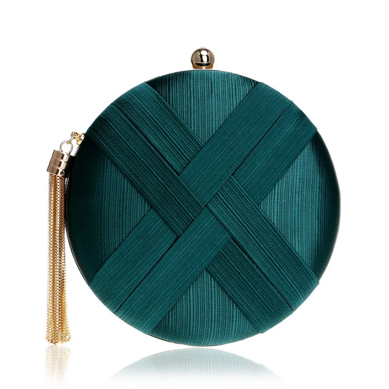 Elegant Ladies Evening Clutch Bag with Chain Cross Round Shoulder Bag Women'S Handbags Purse Wallets for Wedding
Elegant Ladies Evening Clutch Bag with Chain Cross Round Shoulder Bag Women'S Handbags Purse Wallets for Wedding