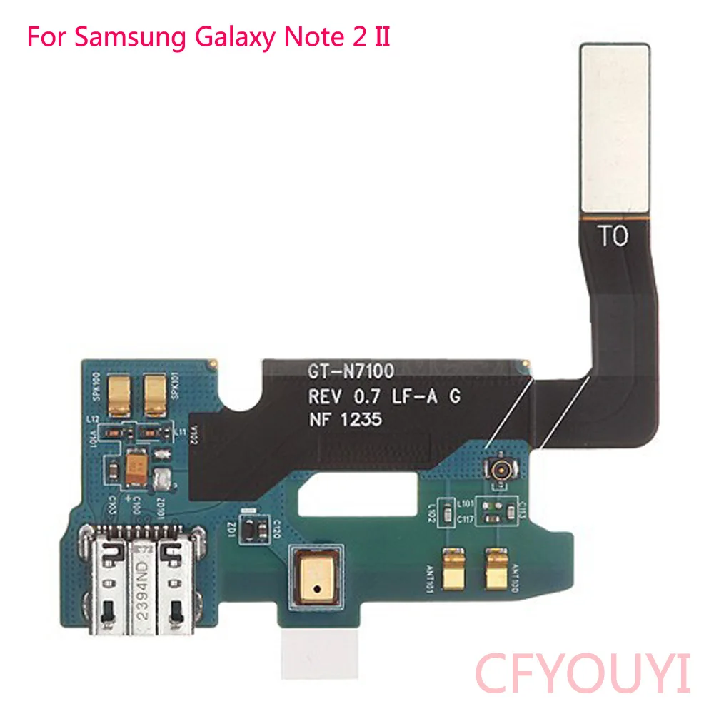 

For Samsung Galaxy Note 2 GT-N7100 N7105 I317 I605 USB Charger Charging Dock Port Connector Flex Cable