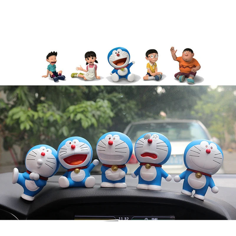 Doraemon Jingle Cat Action Figure Cute expression Smile Robot Cat Car Decoration Kids Toy Gift Movie Stand By me Figurine 5pcs
Doraemon Jingle Cat Action Figure Cute expression Smile Robot Cat Car Decoration Kids Toy Gift Movie Stand By me Figurine 5pcs