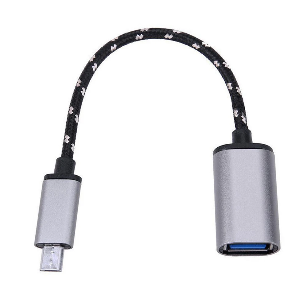 Aluminum Alloy Braided Micro USB Male to USB Female OTG Adapter Cable Cord For Samsung S4 S5 S6 S7 Edge OTG Converter
Aluminum Alloy Braided Micro USB Male to USB Female OTG Adapter Cable Cord For Samsung S4 S5 S6 S7 Edge OTG Converter
