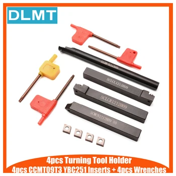 4pcs CCMT09T3 YBC251 Carbide Inserts + 4pcs Wrenches+4pcs Lathe Index Boring Bar Turning Tool Holder
4pcs CCMT09T3 YBC251 Carbide Inserts + 4pcs Wrenches+4pcs Lathe Index Boring Bar Turning Tool Holder