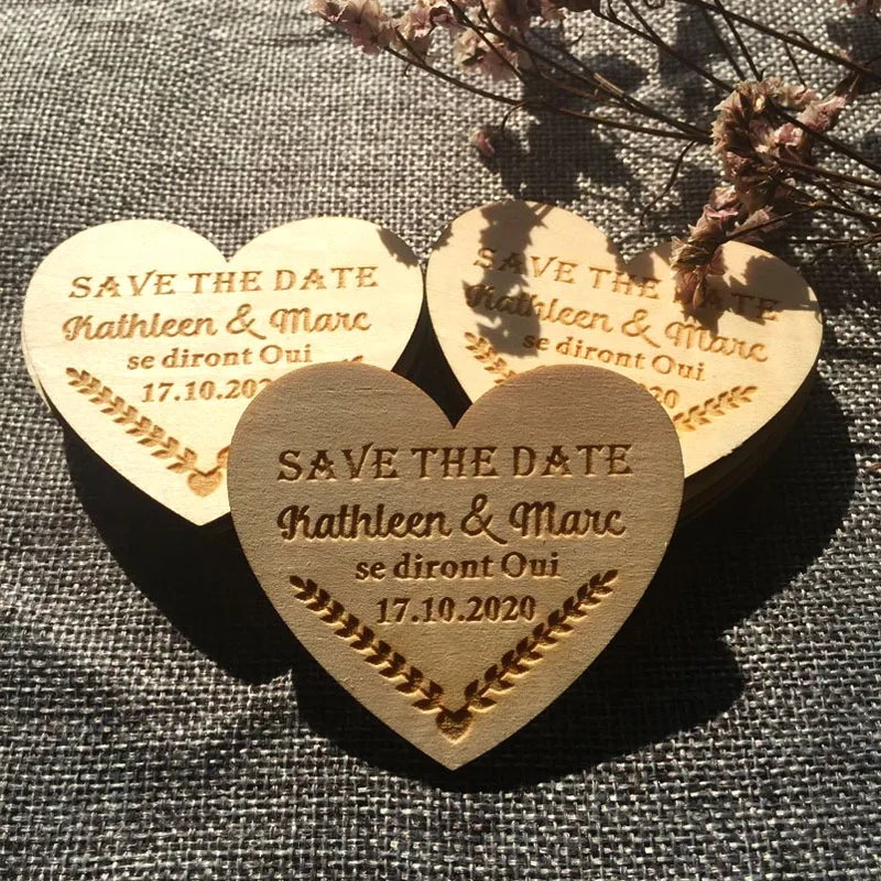 save the date magnets Personalized wooden heart label engraved baby baptism love gift wooden wedding gift to guests souvenir
save the date magnets Personalized wooden heart label engraved baby baptism love gift wooden wedding gift to guests souvenir