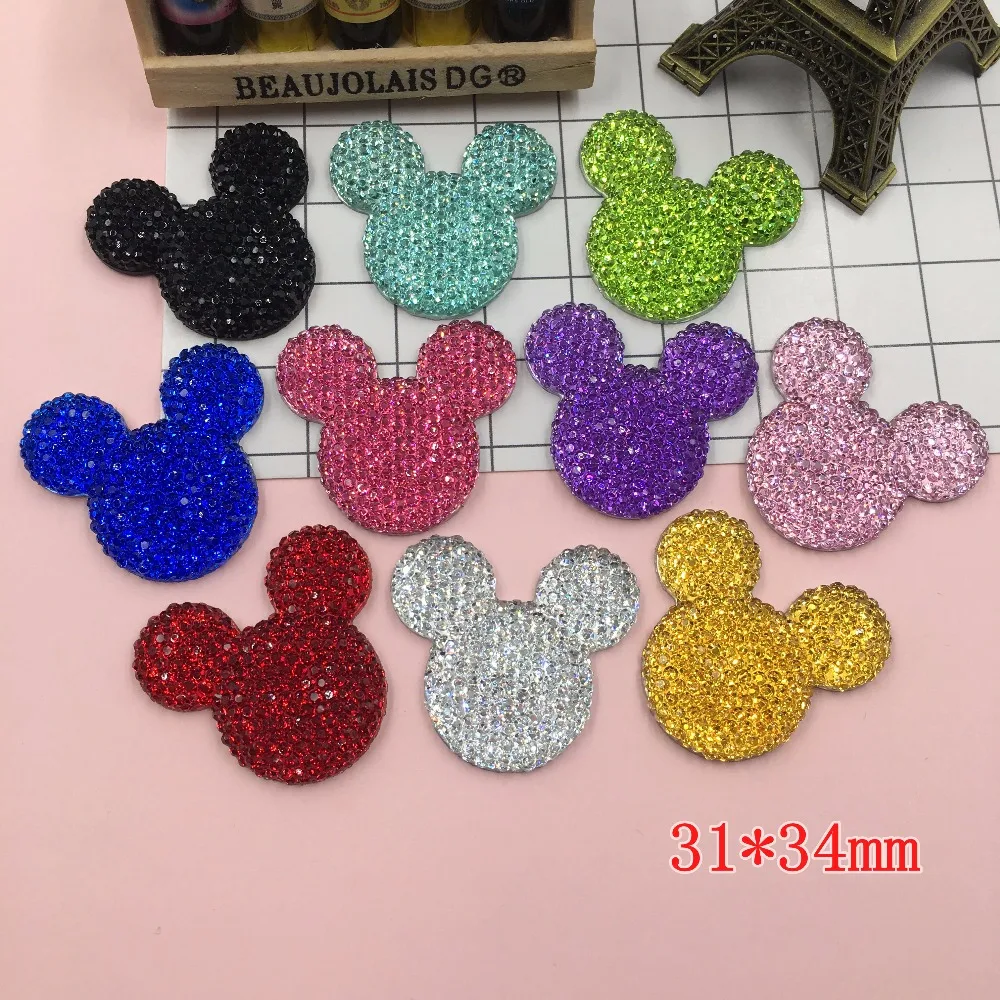 Resin Sparkle Shining Mouse Head, Resin Flatback Cabochon for Embellishment, Hair Bow Center, DIY (31*34mm)
Resin Sparkle Shining Mouse Head, Resin Flatback Cabochon for Embellishment, Hair Bow Center, DIY (31*34mm)
