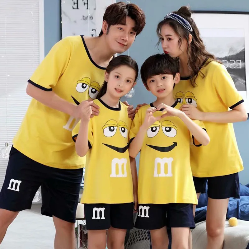 Family Matching Summer Pajamas Cartoon Mother and Daughter Clothes Mom Father Baby Couples Pyjamas Sister Brother Sleepwear Suit
Family Matching Summer Pajamas Cartoon Mother and Daughter Clothes Mom Father Baby Couples Pyjamas Sister Brother Sleepwear Suit