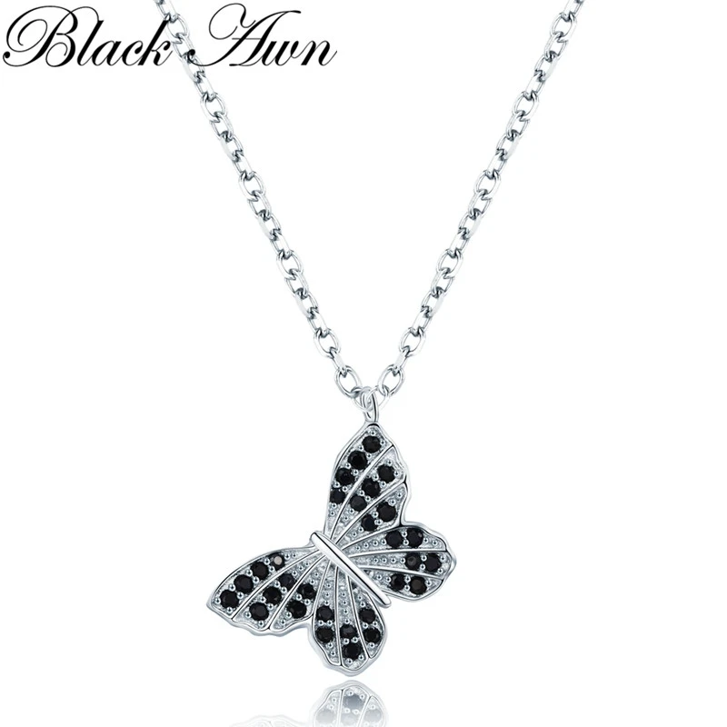 BLACK AWM Romantic New Arrive 925 Sterling Silver Fine Jewelry Trendy Butterfly Engagement necklaces & pendants for Women P190
BLACK AWM Romantic New Arrive 925 Sterling Silver Fine Jewelry Trendy Butterfly Engagement necklaces & pendants for Women P190