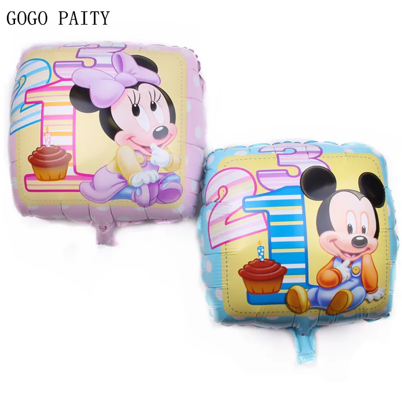 GOGO PAITY aluminum balloons square Mickey Minnie children's toys birthday party balloons decorated wholesale
GOGO PAITY aluminum balloons square Mickey Minnie children's toys birthday party balloons decorated wholesale