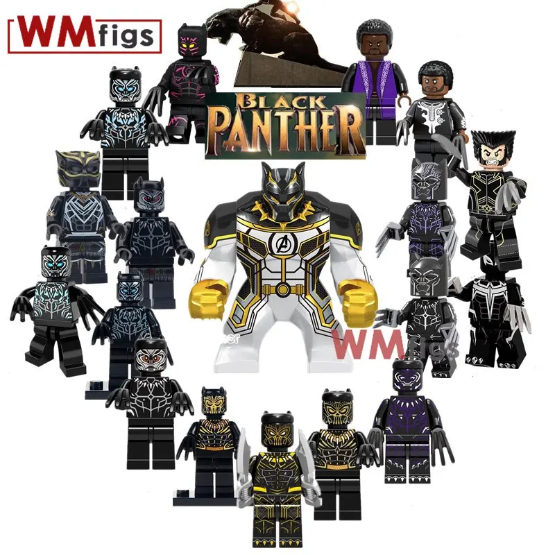 Black Panther Single Marvel Super Heroes Wakanda T'Challa kids gift bricks Building Blocks Toys for Children Marvel
Black Panther Single Marvel Super Heroes Wakanda T'Challa kids gift bricks Building Blocks Toys for Children Marvel