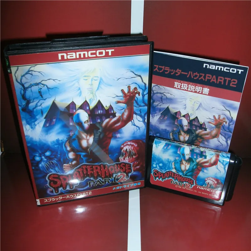 Splatter House Part 2 Japan Cover with box and manual for Sega MegaDrive Genesis Video Game Console 16 bit MD card
Splatter House Part 2 Japan Cover with box and manual for Sega MegaDrive Genesis Video Game Console 16 bit MD card