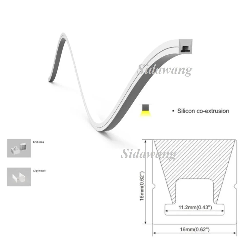 5meter/piece Silicone Co-Extrustion Bendable led profile for linear light led alu profile SDW029
5meter/piece Silicone Co-Extrustion Bendable led profile for linear light led alu profile SDW029