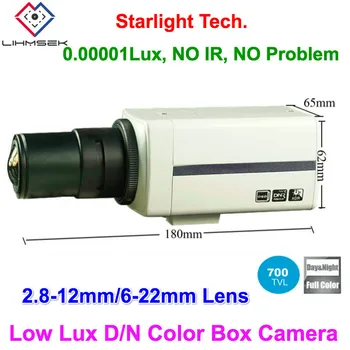 Sony Super HAD CCD 700TVL 6-22mm DSP EFFIO-E Super low light Starlight Box Camera with 2.8-12mm CS Lens 0.00001 lux
Sony Super HAD CCD 700TVL 6-22mm DSP EFFIO-E Super low light Starlight Box Camera with 2.8-12mm CS Lens 0.00001 lux