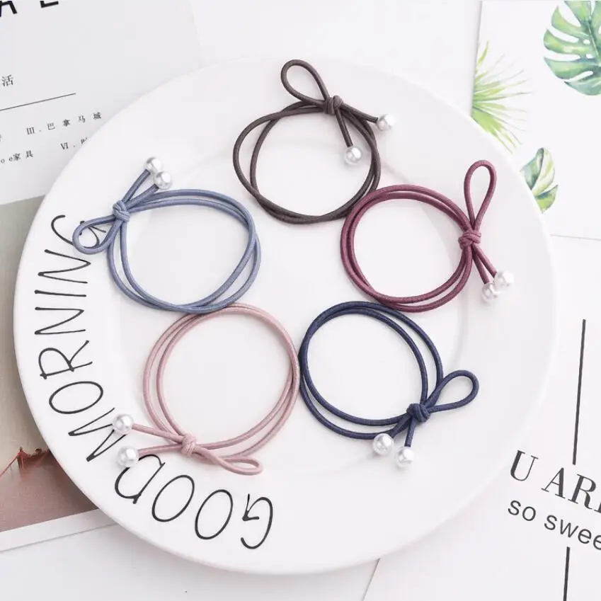 10pcs Double Rope Hair Knotted Bow Pearl Headwear For Women Girl Ponytail Holder Hair Scrunchy
10pcs Double Rope Hair Knotted Bow Pearl Headwear For Women Girl Ponytail Holder Hair Scrunchy