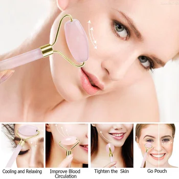Double Head Facial Massage Roller Jade Face Slimming Body Head Neck Nature A Device V Face Shape Lift Skin Care Tools Drop Ship 
Double Head Facial Massage Roller Jade Face Slimming Body Head Neck Nature A Device V Face Shape Lift Skin Care Tools Drop Ship