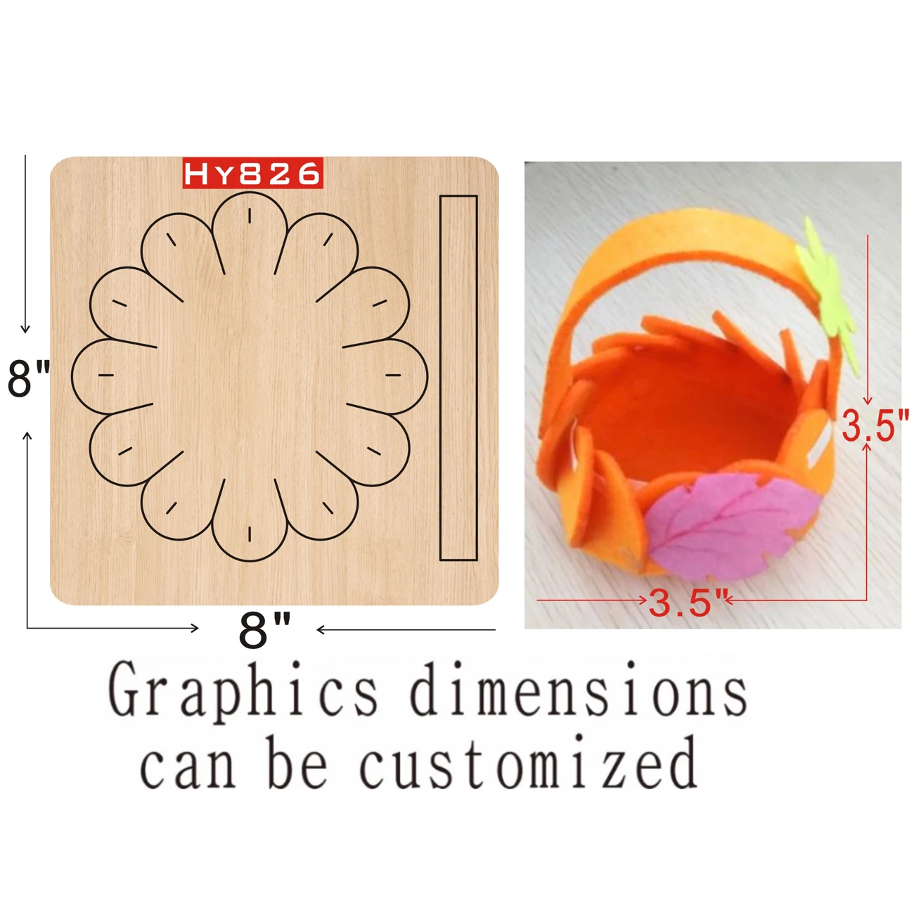 Flower basket cutting dies 2019 new die cut &wooden dies Suitable for common die cutting machines on the market
Flower basket cutting dies 2019 new die cut &wooden dies Suitable for common die cutting machines on the market