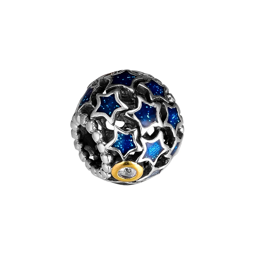 CKK Beads Night Sky Charms Blue Enamel 925 Original Fit Bracelet Sterling Silver Charm Bead for Jewelry Making Bijoux Kralen
CKK Beads Night Sky Charms Blue Enamel 925 Original Fit Bracelet Sterling Silver Charm Bead for Jewelry Making Bijoux Kralen