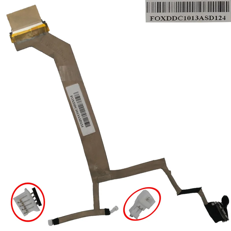 Новый ЖК-кабель для ноутбука HP Pavilion DV6 DV6-1000 DD0UT3LC102 FOXDDC1013ASD204 DC2003AFD285 ZYEDDC2003AED343