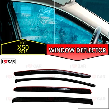 Window deflector for Lifan X50 2015- car window deflector wind guard vent sun rain visor cover car styling
Window deflector for Lifan X50 2015- car window deflector wind guard vent sun rain visor cover car styling