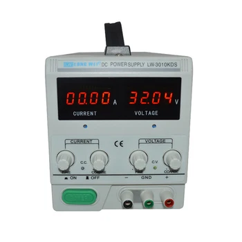 4 Digits Display LW-3010KDS 30V/10A LED Adjustable Switch DC Regulated Power Supply Multi-Function Protection Test Power Supply
4 Digits Display LW-3010KDS 30V/10A LED Adjustable Switch DC Regulated Power Supply Multi-Function Protection Test Power Supply