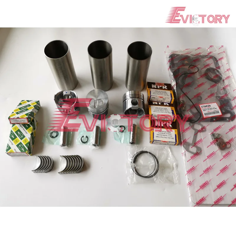 For Yanmar 3TNA68 ENGINE REBUID KIT 3TNA68 piston + ring cylinder liner full gasket crankshaft & con rod bearing
For Yanmar 3TNA68 ENGINE REBUID KIT 3TNA68 piston + ring cylinder liner full gasket crankshaft & con rod bearing