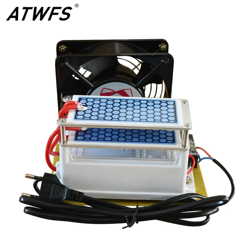 Озонатор ATWFS с вентилятором 220 В 20 г 4 пластины | Бытовая техника