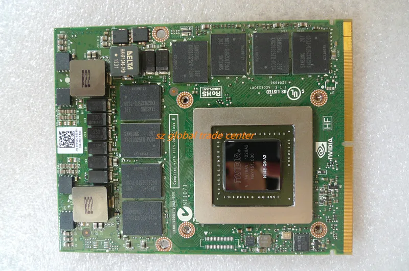 Quadro K5000M 4GB GDDR5 MXM N14E-Q5-A2 1KJ4N Laptop Video card 01KJ4N For Dell M6700 Nvidia
Quadro K5000M 4GB GDDR5 MXM N14E-Q5-A2 1KJ4N Laptop Video card 01KJ4N For Dell M6700 Nvidia