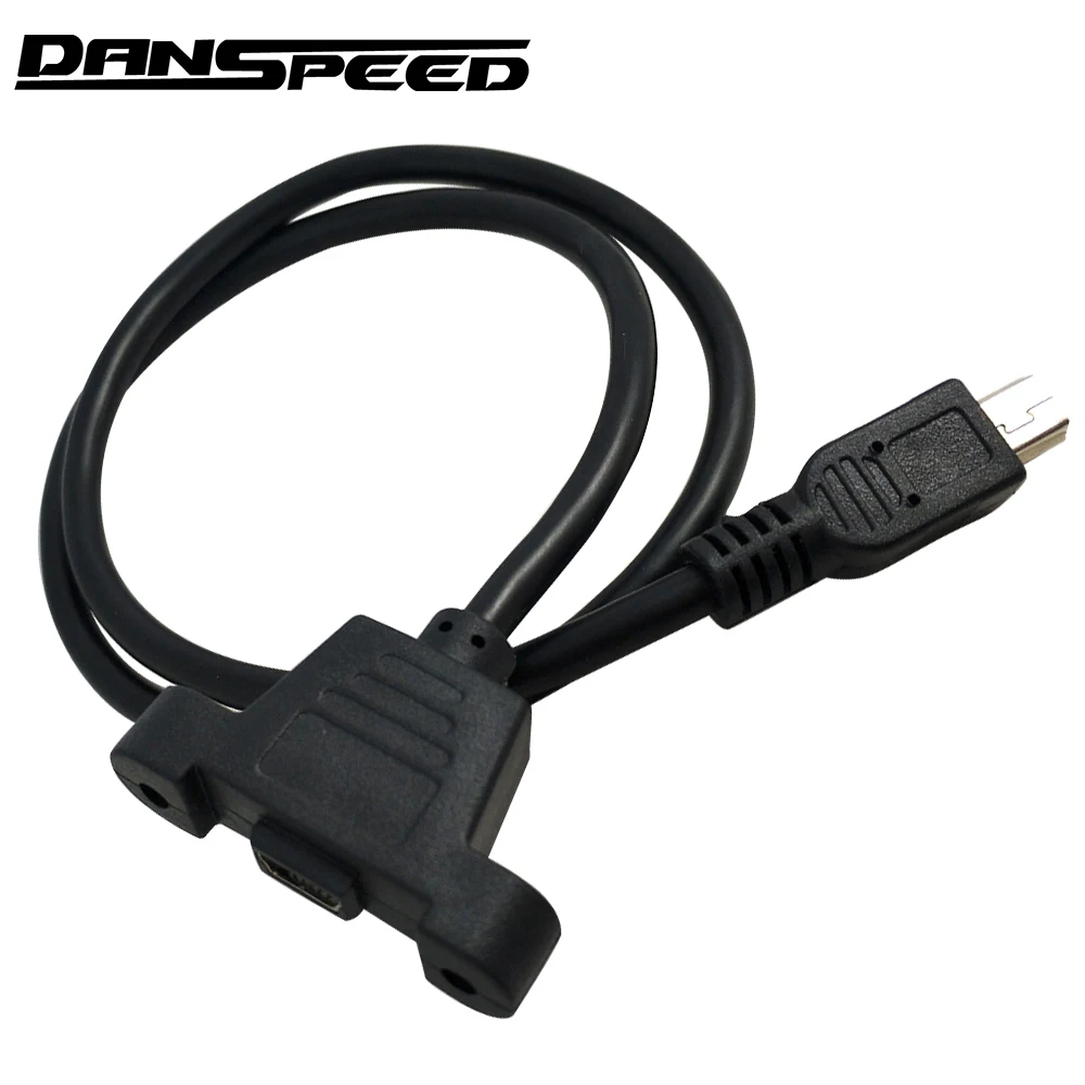 DANSPEED New Arrival 50 cm Mini USB 5 Pin Male to Female Extension Panel Mount Type Cable
DANSPEED New Arrival 50 cm Mini USB 5 Pin Male to Female Extension Panel Mount Type Cable