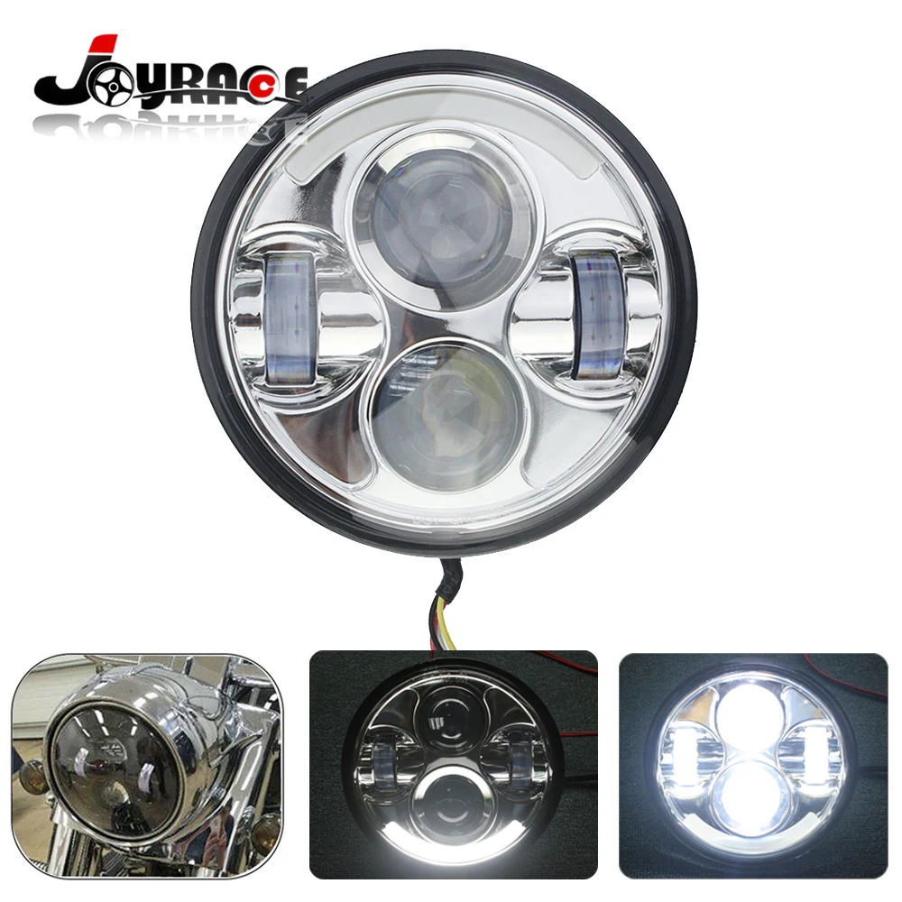 Lighting 5.75" Round High/Low Motorcycle Headlight Projector LED Light Bulb for Harley Dyna FXSTS
Lighting 5.75" Round High/Low Motorcycle Headlight Projector LED Light Bulb for Harley Dyna FXSTS