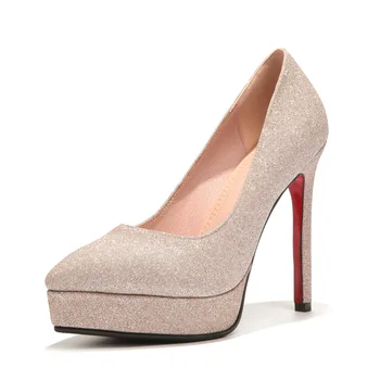 18 years in early spring the new fashion sequins sexy stilettos ultra-high with waterproof 43 women's shoes 33-18226
18 years in early spring the new fashion sequins sexy stilettos ultra-high with waterproof 43 women's shoes 33-18226