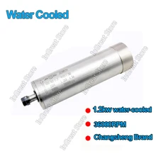 1.2KW Water Cooled Spindle Motor 36000RPM 62MM ER11 3PH 220V AC Water Cooling Spindle Motor 12000W for CNC Machine Changsheng
1.2KW Water Cooled Spindle Motor 36000RPM 62MM ER11 3PH 220V AC Water Cooling Spindle Motor 12000W for CNC Machine Changsheng